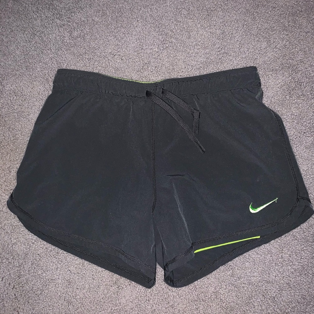 Grey & Neon Athletic Shorts